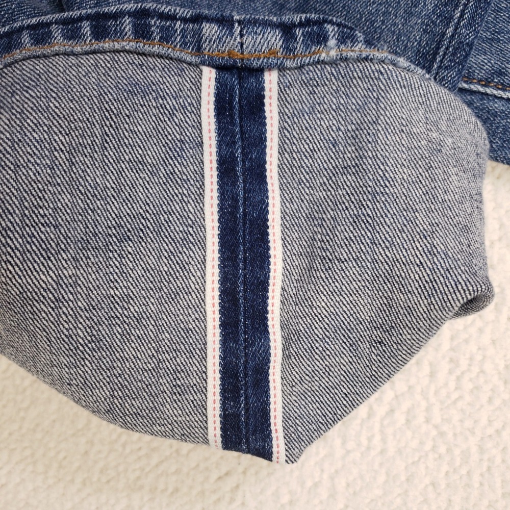 Madewell Selvedge 1991 Straight Jeans Mens 38x34 Blue Medium Wash Stretch Denim - Picture 2 of 12